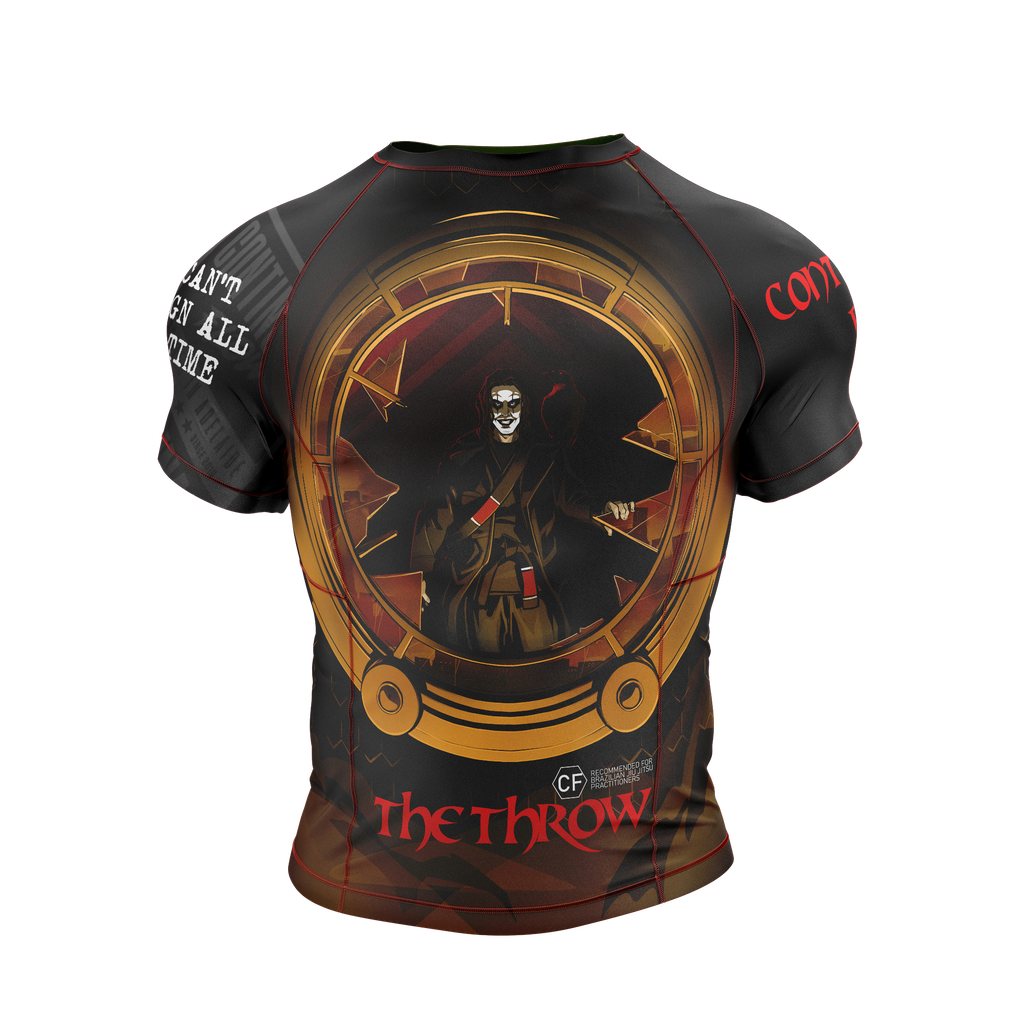 The Throw Short Sleeve Rashguard Continuous Flow BJJ The throw short sleeve rashguard continuous flow bjj