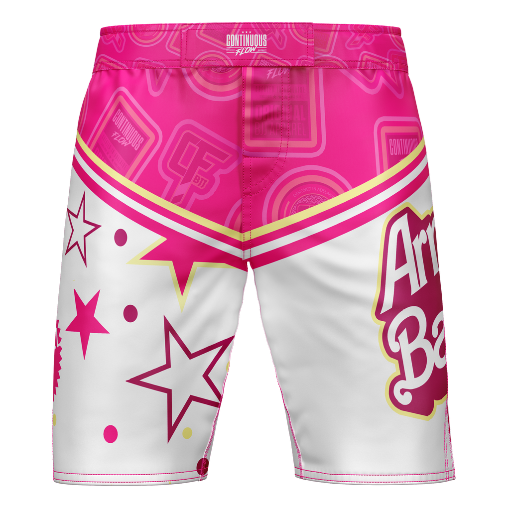 Arm Barbee MMA Style Board Shorts Continuous Flow BJJ