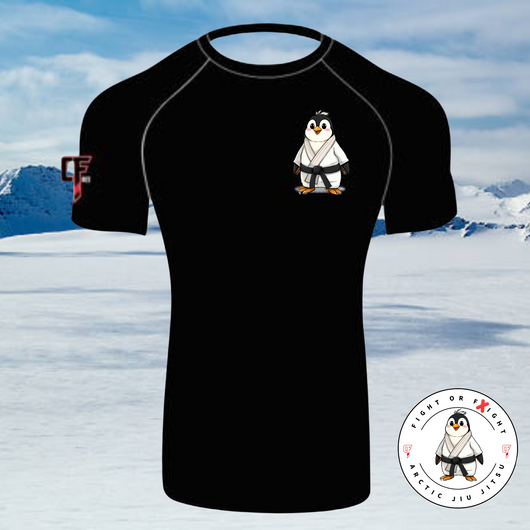Arctic BJJ Penguin Short Sleeve Rashguard