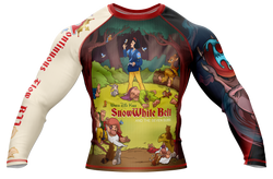 Snow White Belt & the 7 Subs Long Sleeve Rashguard