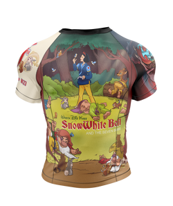 Snow White Belt & the 7 Subs Short Sleeve Rashguard