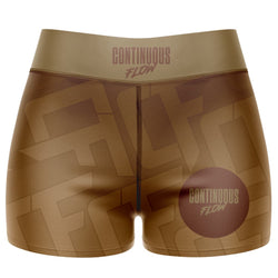 Jelly Beans High Waisted Waisted Women's Training Shorts Brown