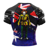 jITs the Global Clown Short Sleeve Rashguard Aussie