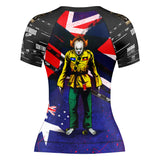 jITs the Global Clown Short Sleeve Rashguard Aussie