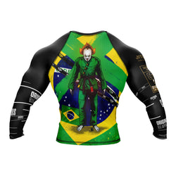 jITs the Global Clown Long Sleeve Rashguard Brazil