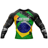 jITs the Global Clown Long Sleeve Rashguard Brazil