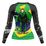 jITs the Global Clown Long Sleeve Rashguard Brazil