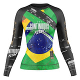 jITs the Global Clown Long Sleeve Rashguard Brazil