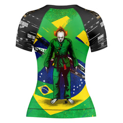 jITs the Global Clown Short Sleeve Rashguard Brazil