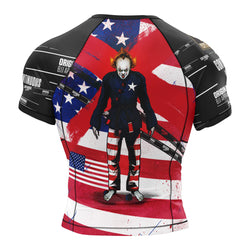 jITs the Global Clown Short Sleeve Rashguard USA