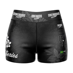 Orchid High Waisted Waisted Women's Training Shorts - Black