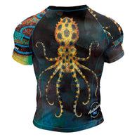 Blue Ringed Octopus Short Sleeve Rashguard