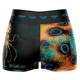 Blue Ringed Octopus High Waisted Waisted Women's Training Shorts