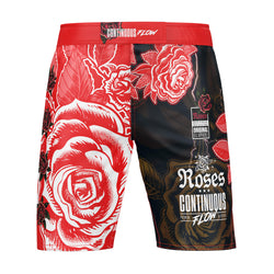 Roses MMA Style Board Shorts (Red)