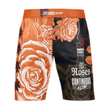 Roses MMA Style Board Shorts (Orange)