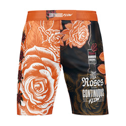 Roses MMA Style Board Shorts (Orange)