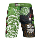 Roses MMA Style Board Shorts (Green)