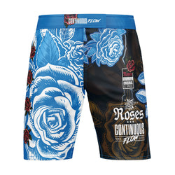 Roses MMA Style Board Shorts (Blue)
