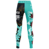 Roses Spats (Teal)