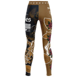 Roses Spats (Brown)