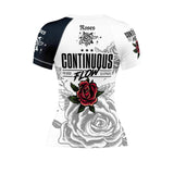 Roses Short Sleeve Rashguard (White)