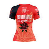Roses Short Sleeve Rashguard (Red)