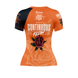 Roses Short Sleeve Rashguard (Orange)