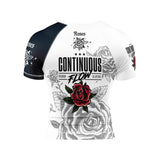 Roses Short Sleeve Rashguard (White)