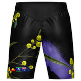 Wattle MMA Style Board Shorts Purple