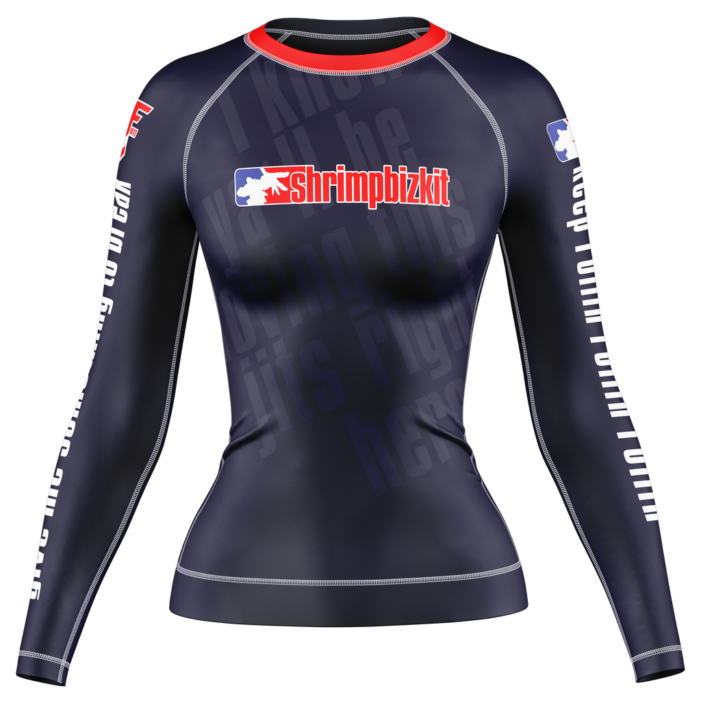 Shrimpbizkit: Keep Rollin' Long Sleeve Rashguard – Continuous Flow BJJ