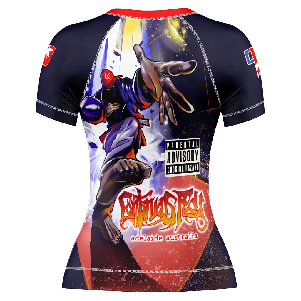 Shrimpbizkit; Keep Rollin' Short Sleeve Rashguard – Continuous Flow BJJ