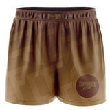 Jelly Beans Elastic Waisted Shorts Brown