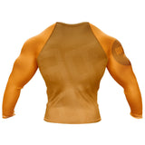 Jelly Bean Long Sleeve Rashguard Orange