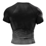 Jelly Bean Short Sleeve Rashguard Black