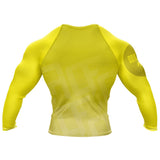 Jelly Bean Long Sleeve Rashguard Yellow