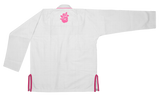 Continuous Flow BJJ Orchid Gi (White/Pink)