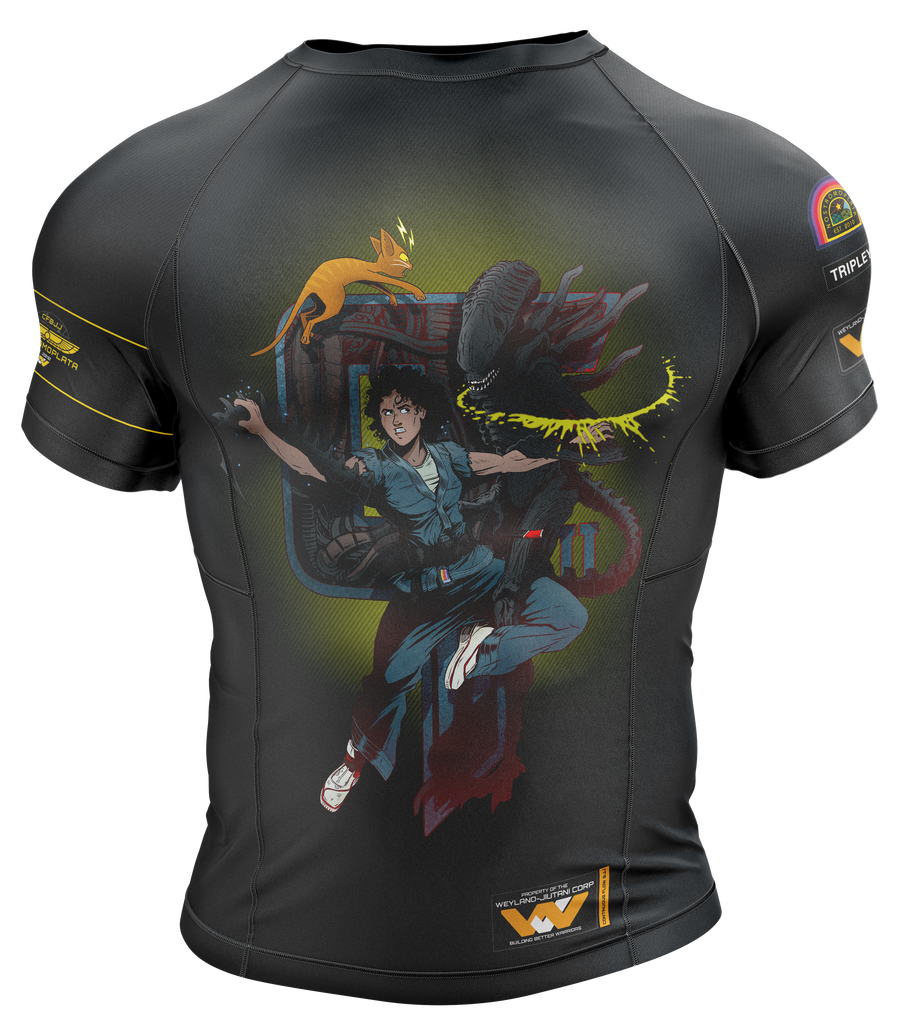 Lt. Tripley Rashguard Short Sleeve – Continuous Flow BJJ