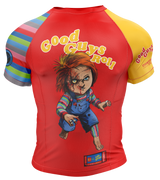 Continuous Flow Chucky Rashguard (RED Short Sleeves)