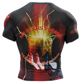 Continuous Flow Heelraiser Rashguard Short Sleeves