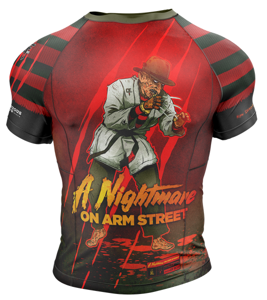 Nightmare on Arm Street Rashguard Short Sleeve