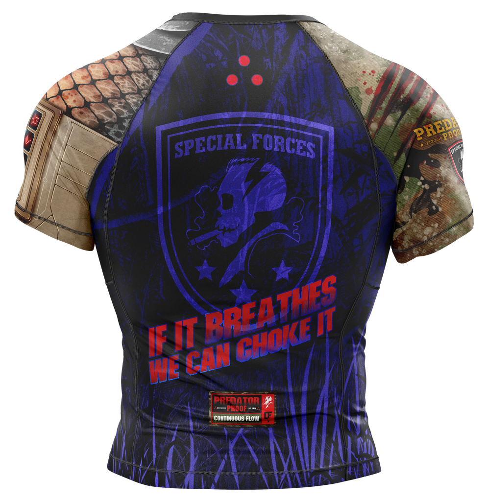 Predator Rash Guard Predator Proof 2018 Rashguard Short Sleeves – Continuous Flow BJJ