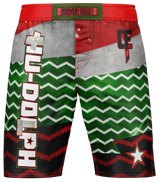 Hu-Dolph MMA Shorts (Red Green)