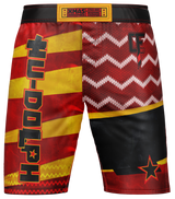 Hu-Dolph MMA Shorts (Red Yellow)