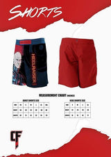 Hu-Dolph MMA Shorts (Red Green)
