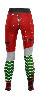 Hu-Dolph the Red Belt Reigndeer Spats (Red/Green)