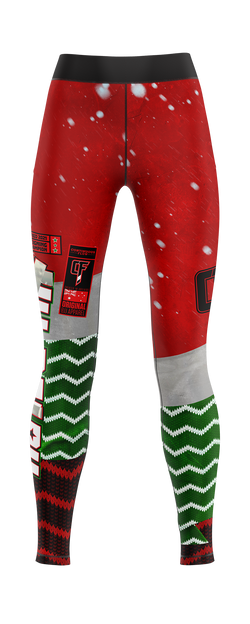 Hu-Dolph the Red Belt Reigndeer Spats (Red/Green)